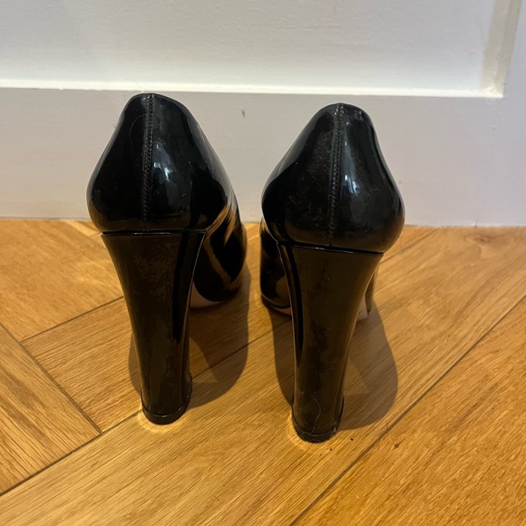 Chunky heel patent leather miu miu pumps size 35 - Picture 3 of 5